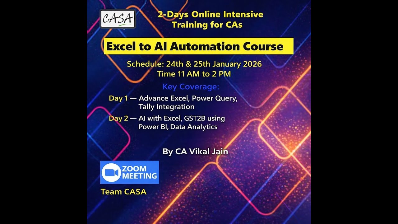 CASA: Excel to AI Automation Series Day 2