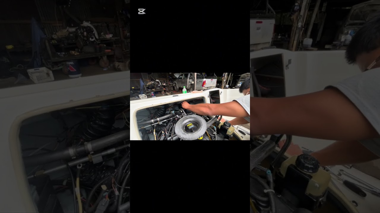 Desmontaje motor 3.0 mercruiser 🚤⚙️#automobile #repair 