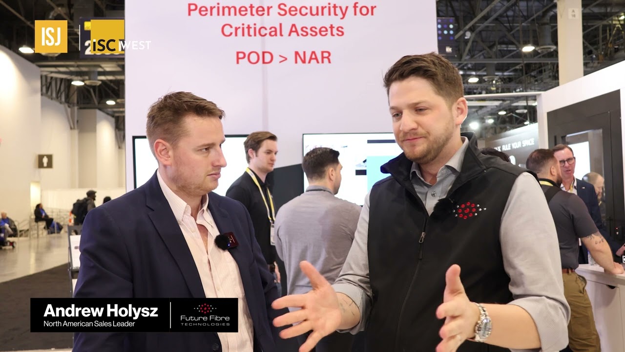 Andrew Holysz discusses what sets Aura Ai-X apart in the market at ISCW 2025.