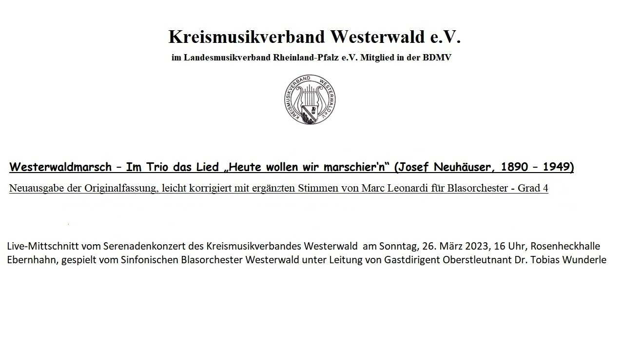 Westerwald Marsch (Josef Neuhäuser)