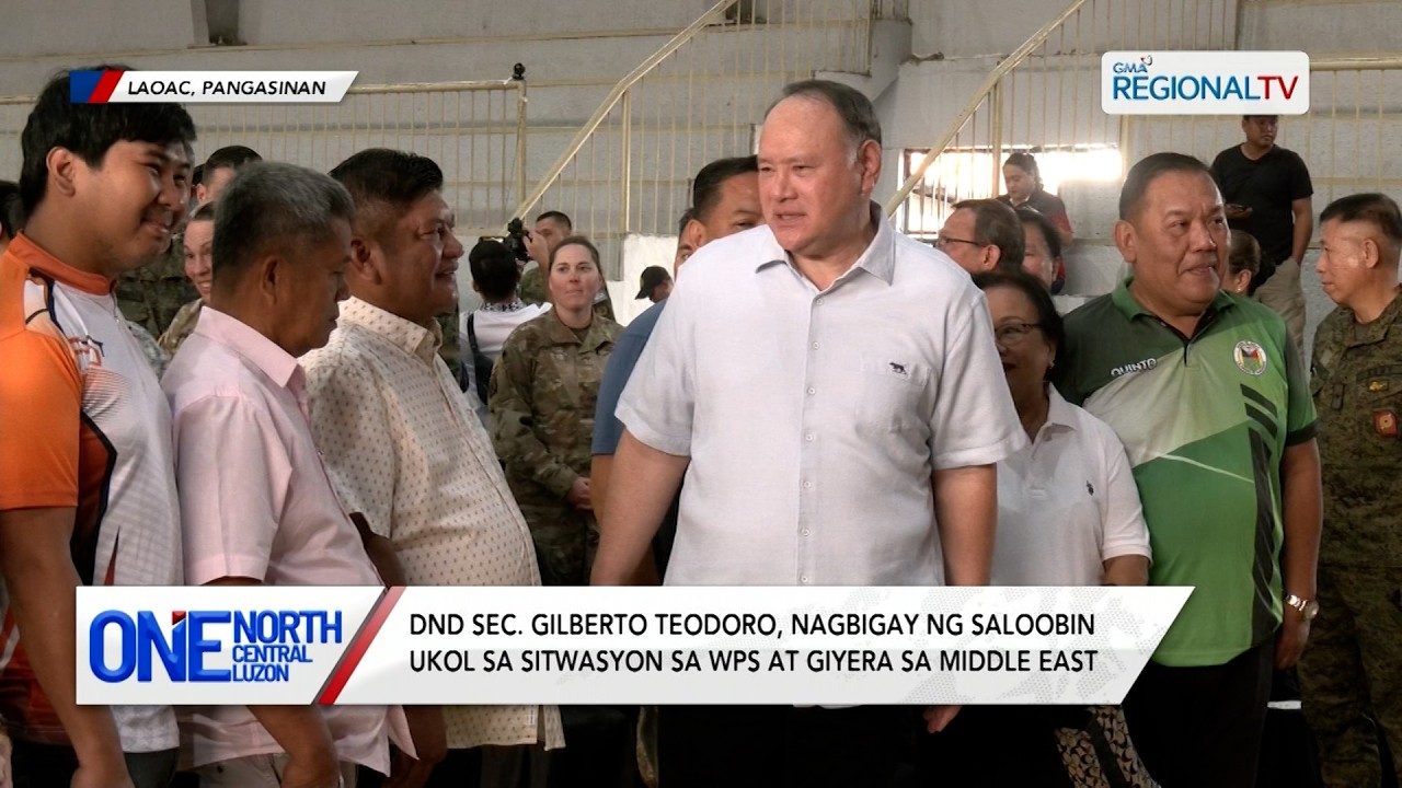 DND, nagbigay ng saloobin sa sitwasyon sa WPS at giyera sa Middle East | One North Central Luzon