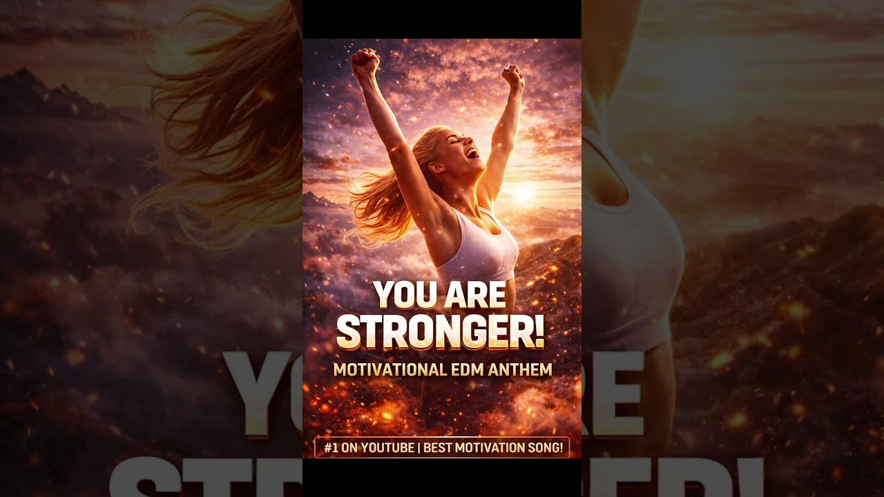 YOU ARE STRONGER | Motivational EDM | Female Vocal | Never Give Up 