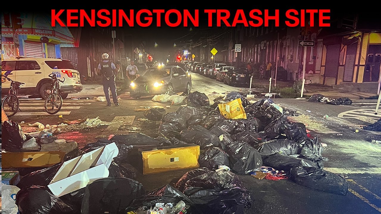 Keeley in Kensington as trash crisis gets worse amid DC-33 strike