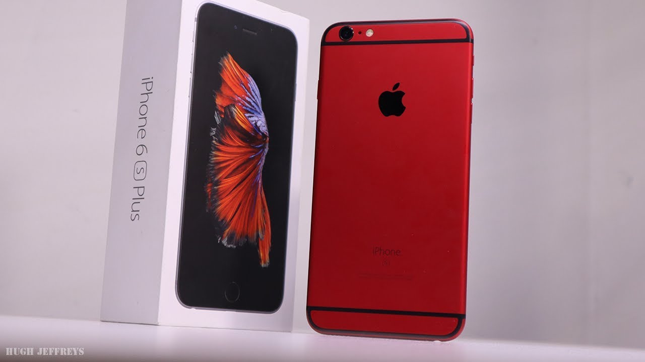 Custom Red and Black iPhone 6s Plus Build/Restoration
