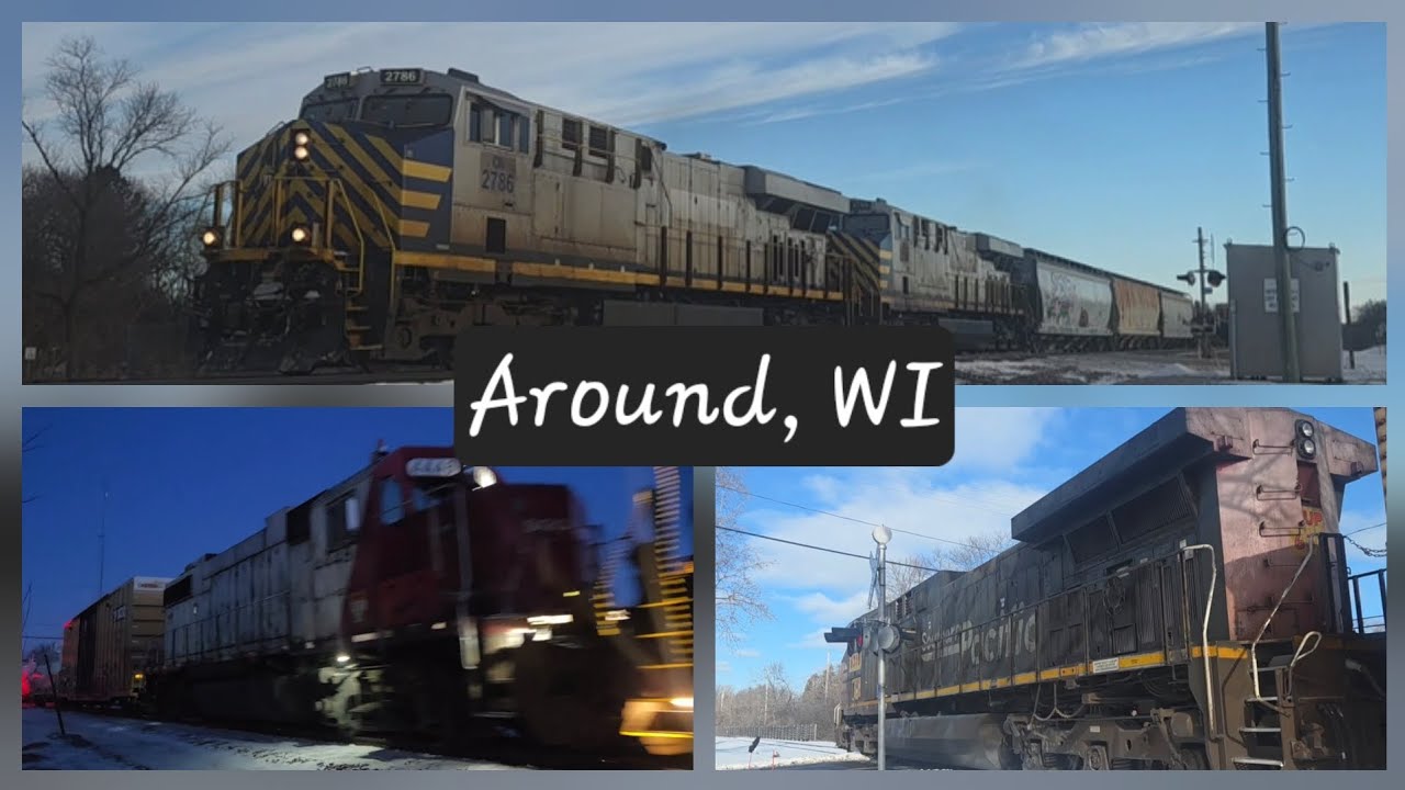 More CN, CP and UP trains around WI (CREX duo, SOO 4448, UP 6318 + more) 