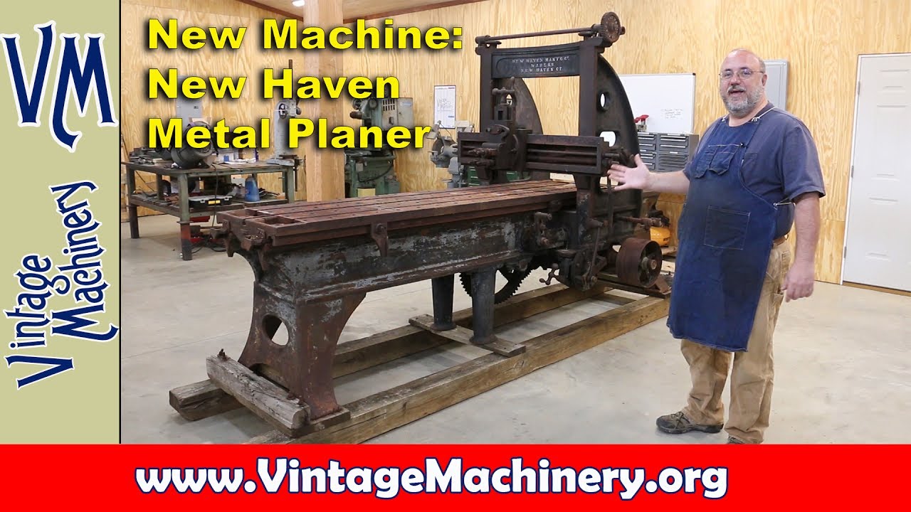 New Machine:  1800's era New Haven Metal Planer