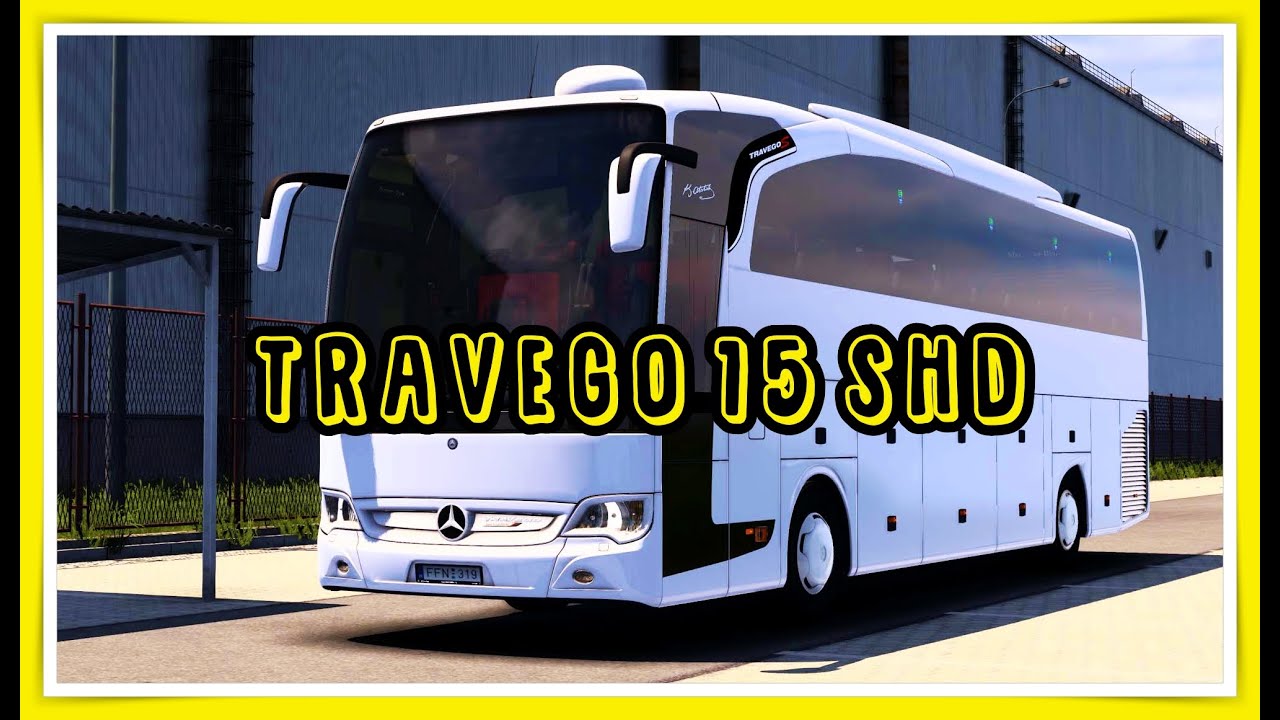 Mercedes-Benz Travego 15 SHD Bus Mod by Oyuncuyusbis [ETS2 1.53]