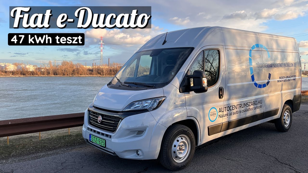 Fiat e-Ducato BEV 47 kWh teszt | Áruszállítás a városban