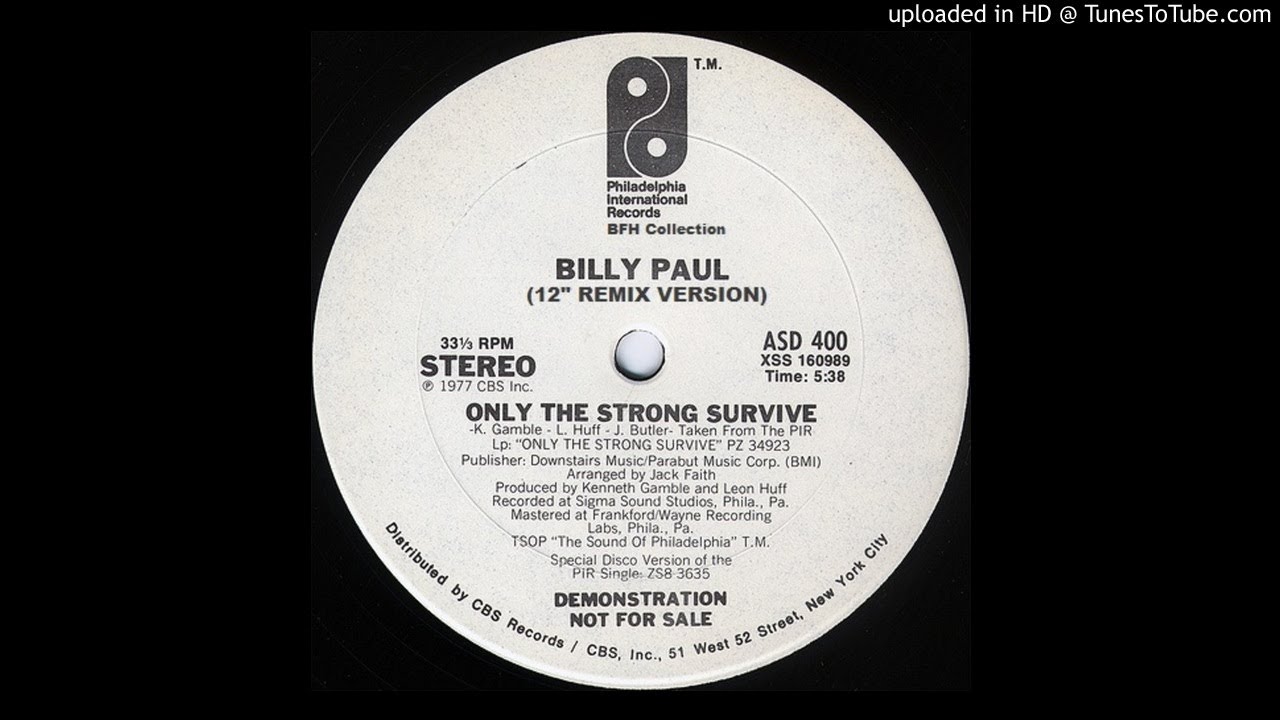 Billy Paul - Only the Strong Survive (1977)