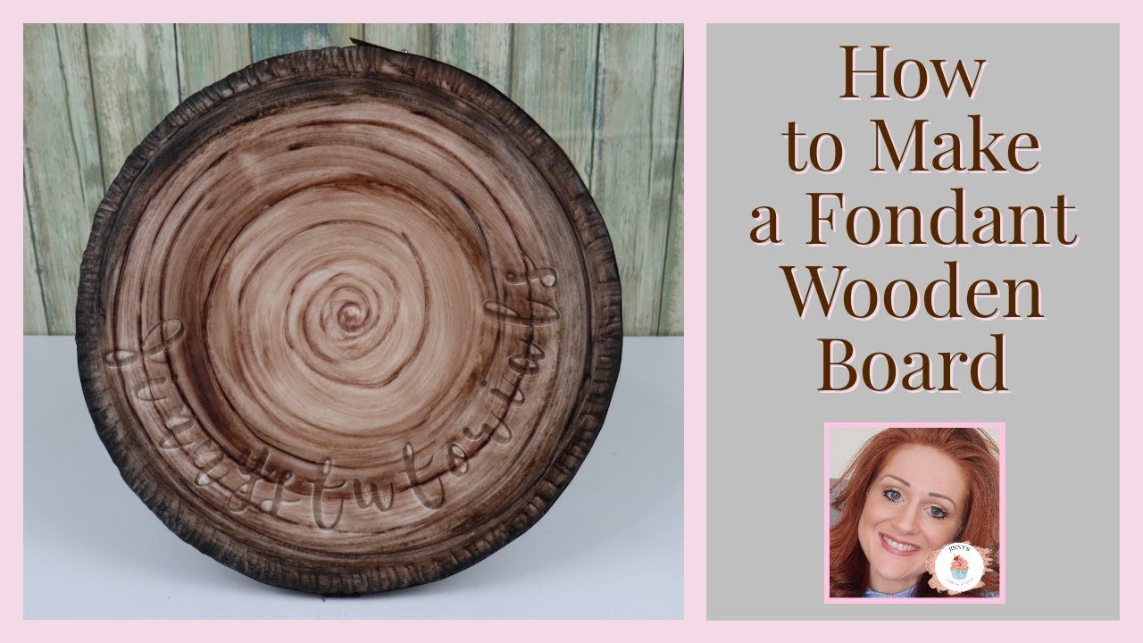 How to Create a Fondant Wooden Cake Board