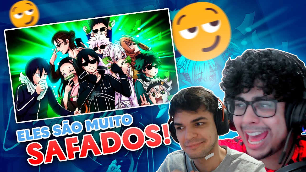 NÓIS REAGE A DÉCADA DE OURO DOS ANIMES - MATHEUSU