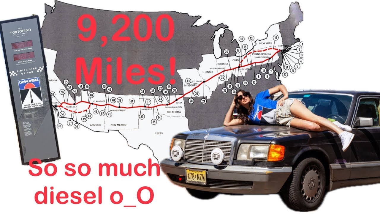CANNONBALL! Classic Mercedes Coast to Coast to Coast Automotive Antics