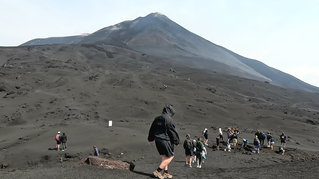 Vulkan Ätna und die Seilbahn - La Funivia dell'Etna / Sizilien Italien 