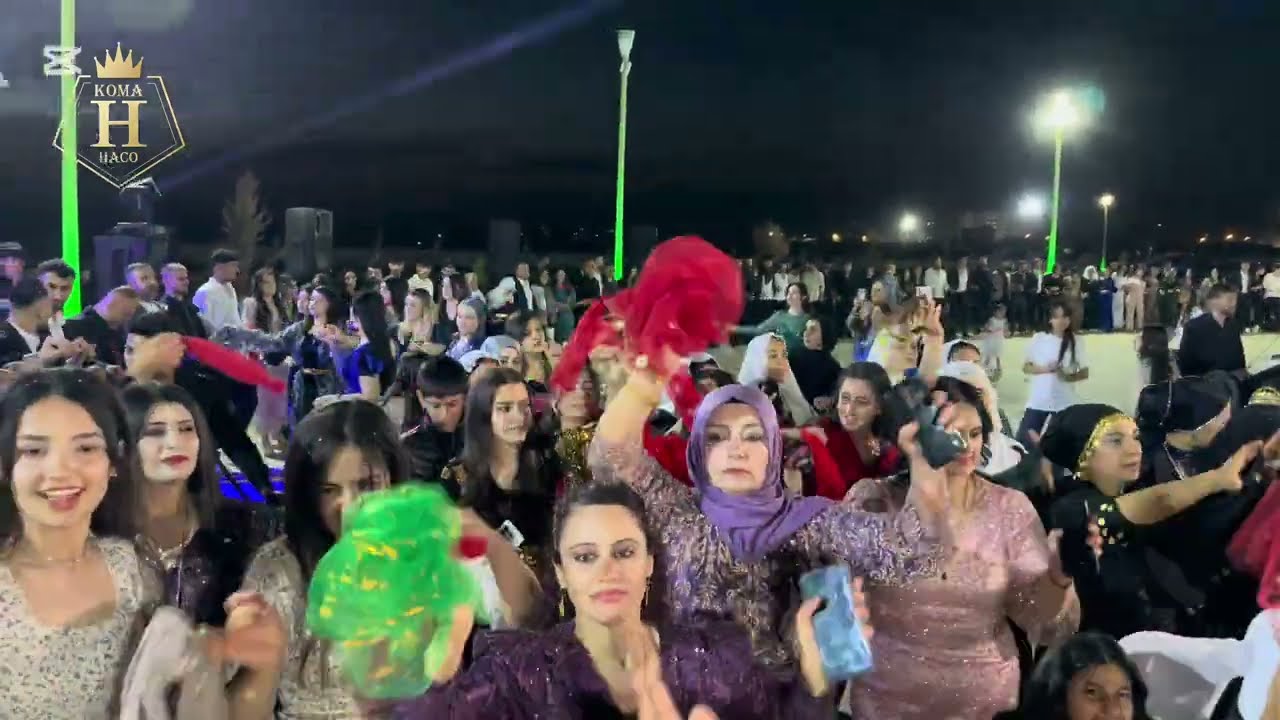 Koma Haco  idil vadi park düğün salonunda Serhat & Zozan  düğünü part 1