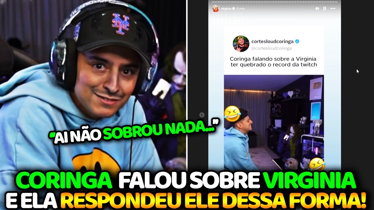 CORINGA FALOU SOBRE VIRGINIA E ELA RESPONDEU ELE DESSA FORMA!!