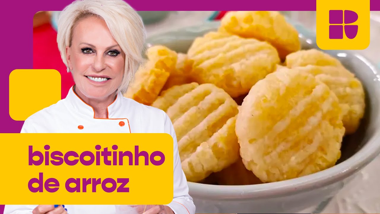 Biscoitinho de arroz! | Ana Maria Braga | Mais Você
