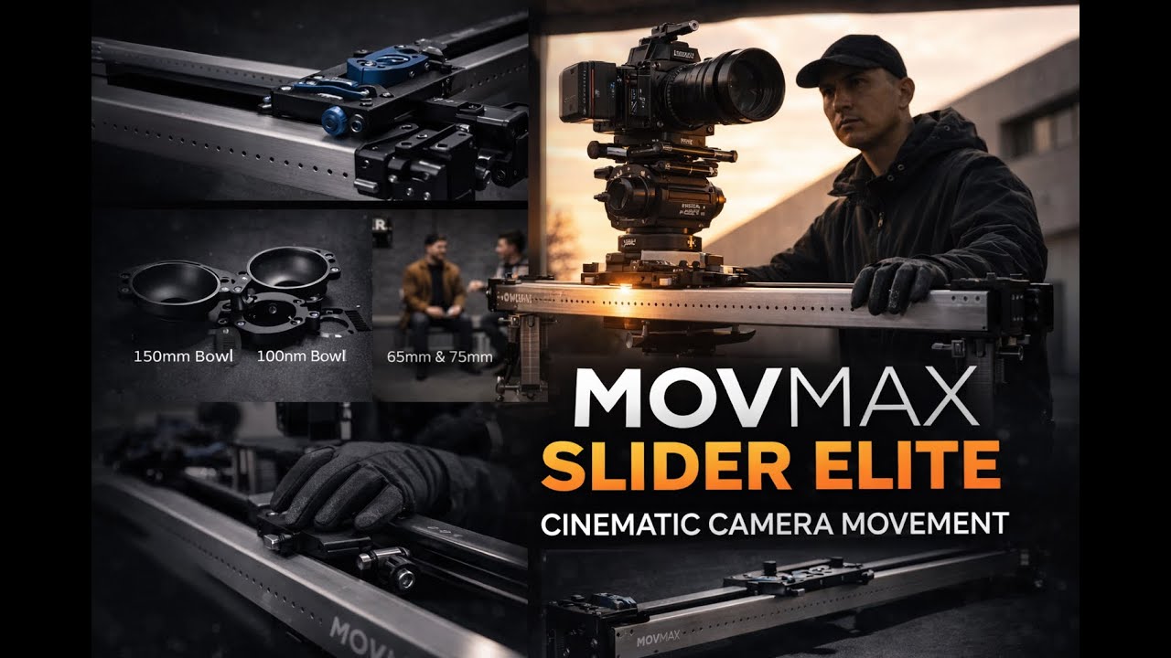 MOVMAX Slider Elite | Точное управление камерой для кинематографического повествования