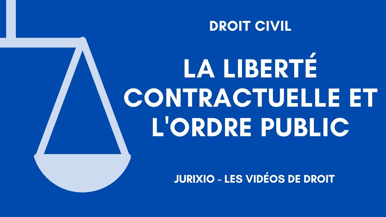 Libert&eacute; contractuelle vs ordre public (lois suppl&eacute;tives/imp&eacute;ratives)