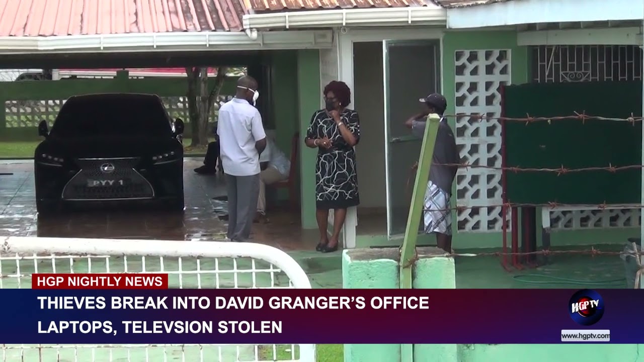 THIEVES BREAK INTO DAVID GRANGER&rsquo;S OFFICE - LAPTOPS , TELEVISION STOLEN