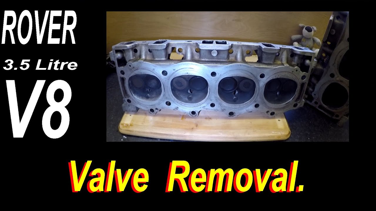 ROVER 3.5 Litre V8 Engine .. Part 11.  Valve Removal.