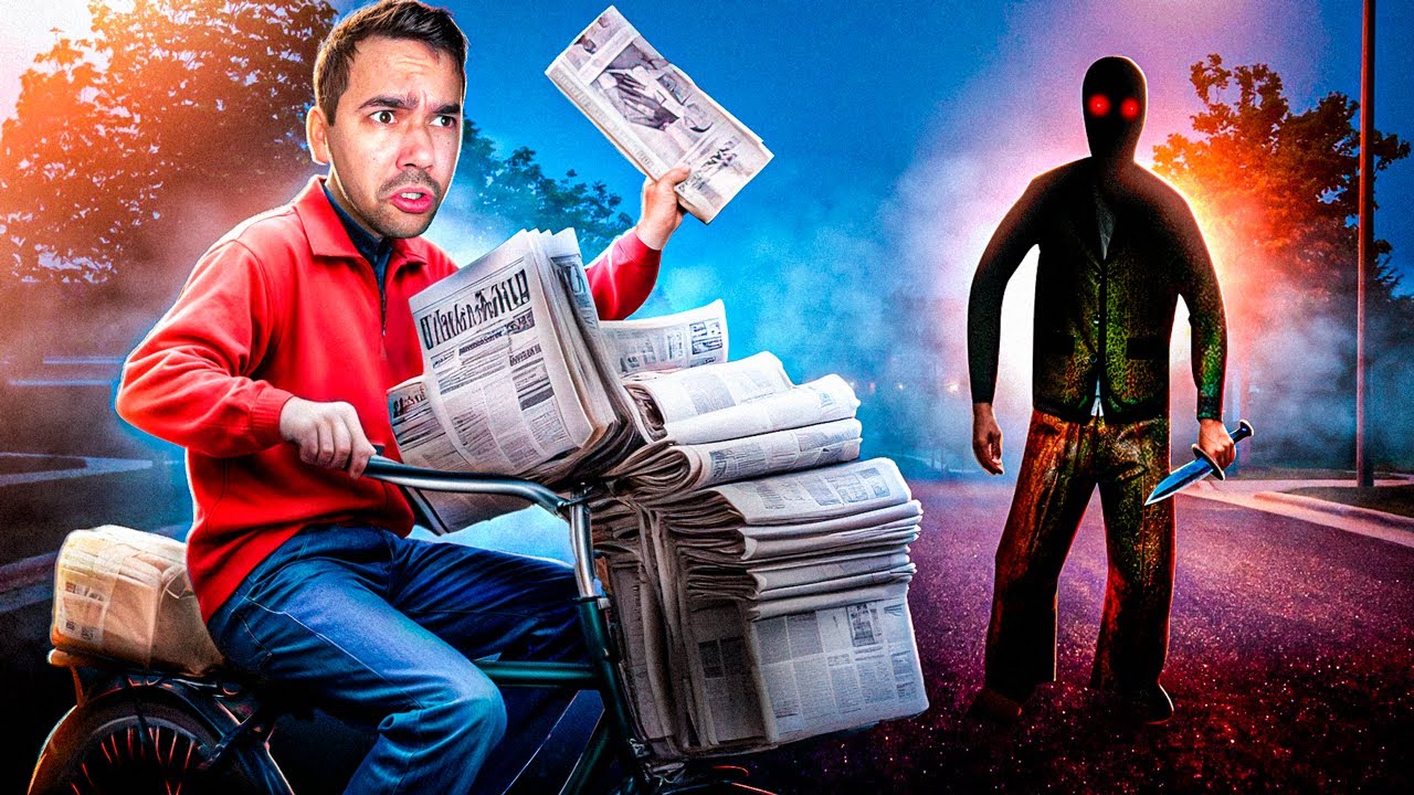 TRABALHEI ENTREGANDO JORNAL EM UM BAIRRO PERIGOSO - NewsPaper Day