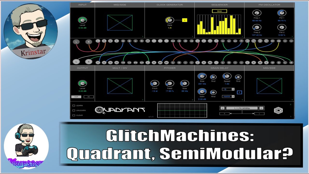 GlitchMachines: Quadrant, Semi-modular FX/Generatiors..