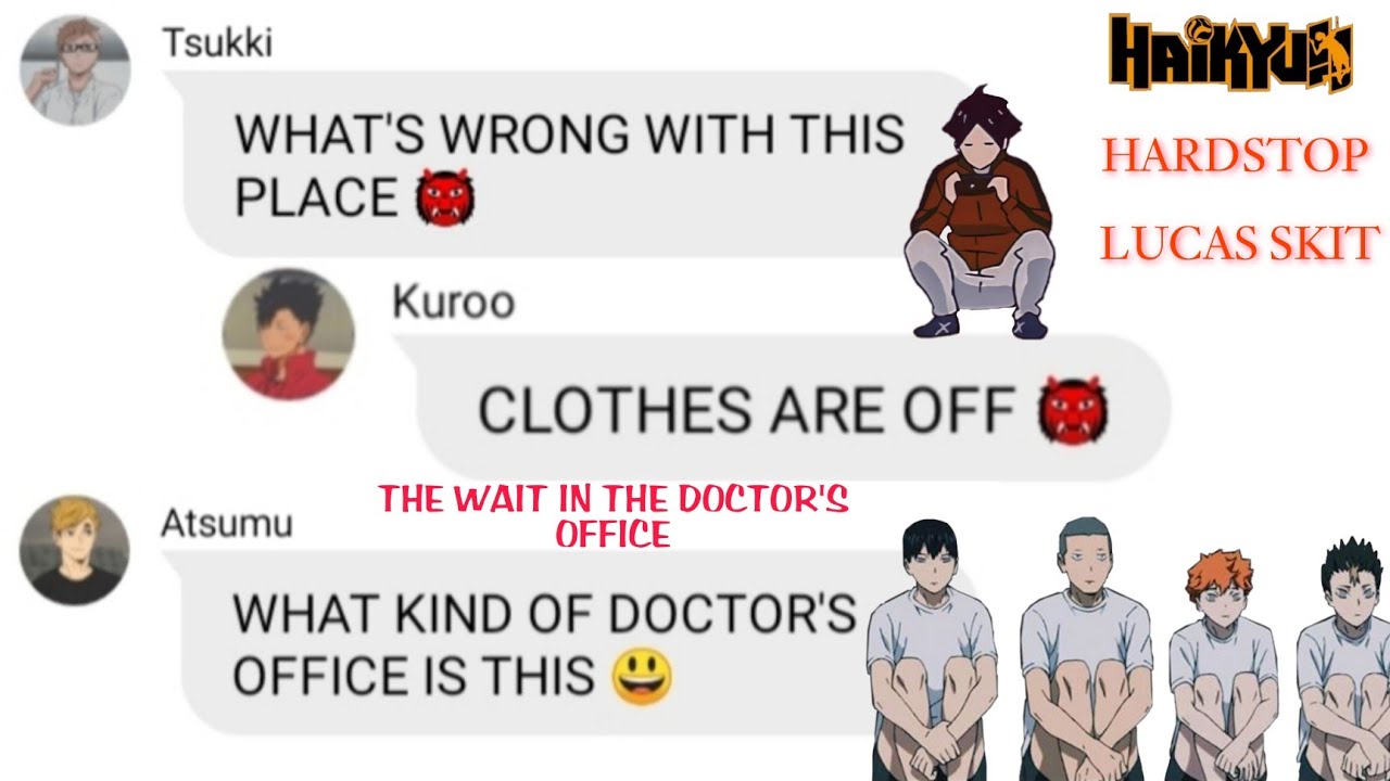 Atsumu has had enough ||  Hardstop Lucas Skit || The Wait in the Doctor's Office || Haikyuu skits