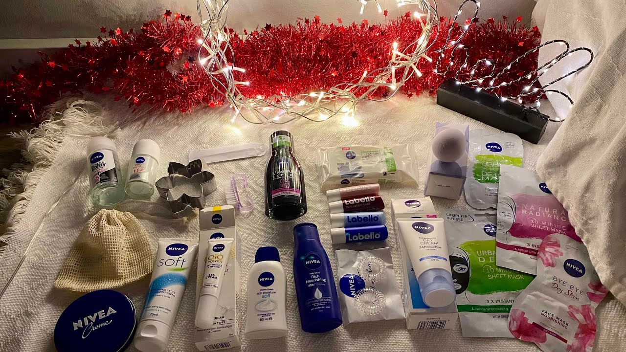 АСМР Распаковка Адвент Календаря | ASMR Nivea Advent Calendar Unboxing 💕