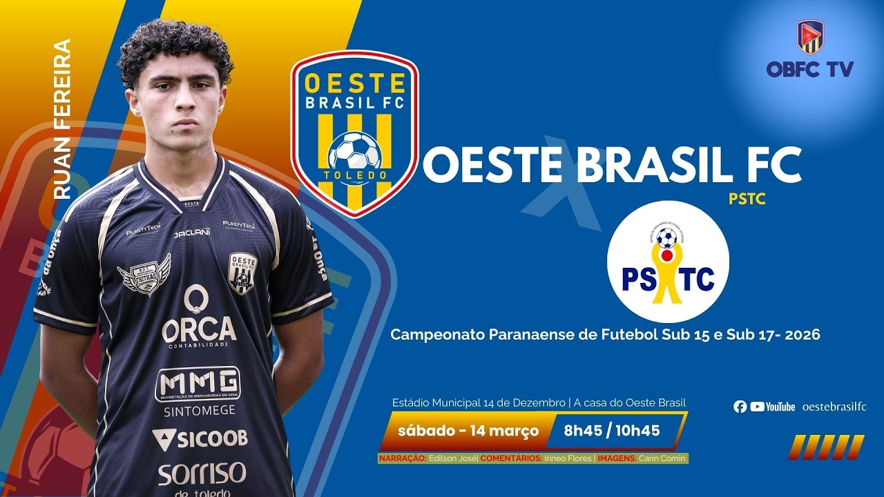 OESTE BRASIL F.C. X PSTC - AO VIVO E COM IMAGENS