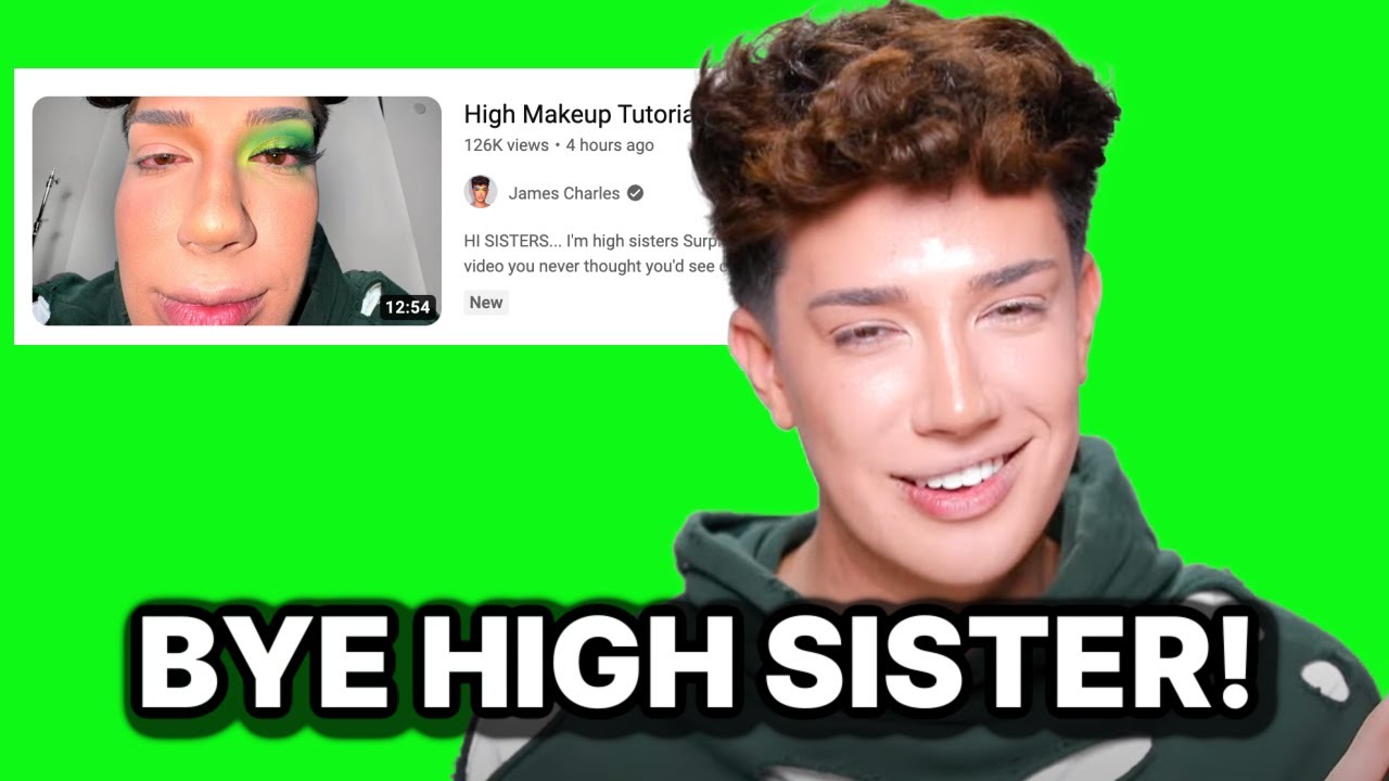 JAMES CHARLES HIGH MAKEUP TUTORIAL! LET'S TALK!