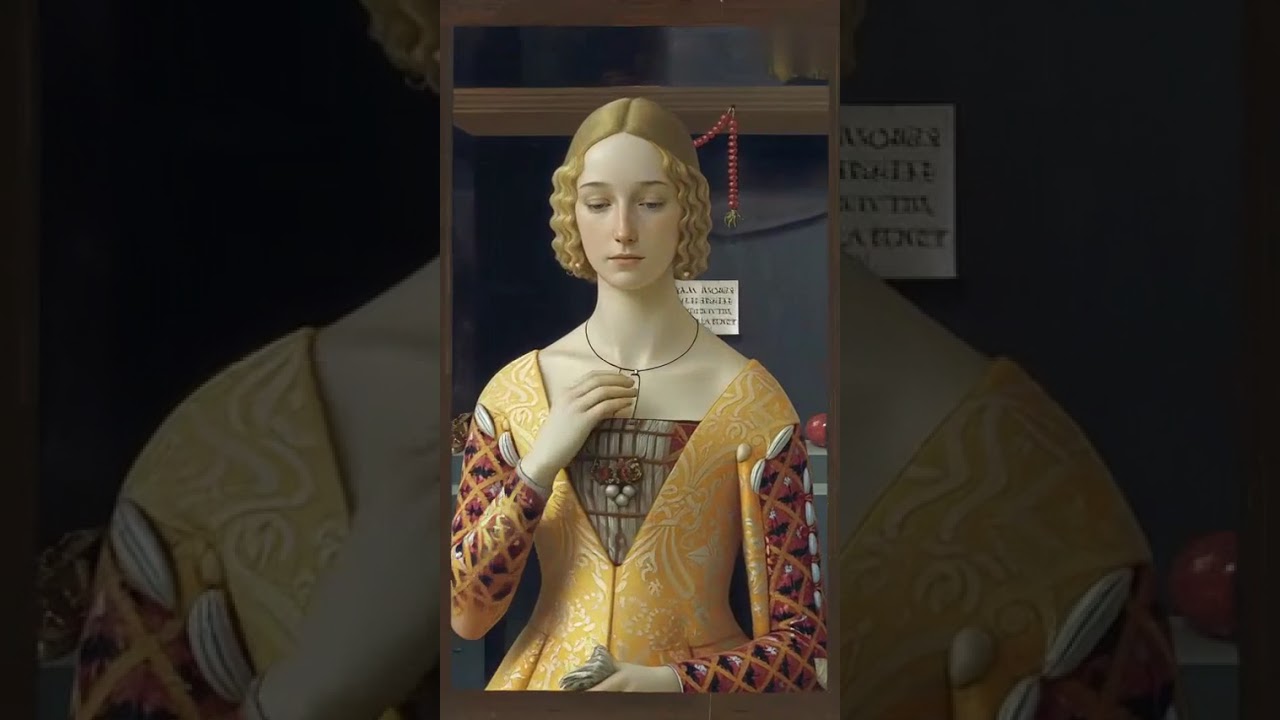 Domenico Ghirlandaio | Portrait of Giovanna degli Albizzi Tornabuoni, 1489-1490