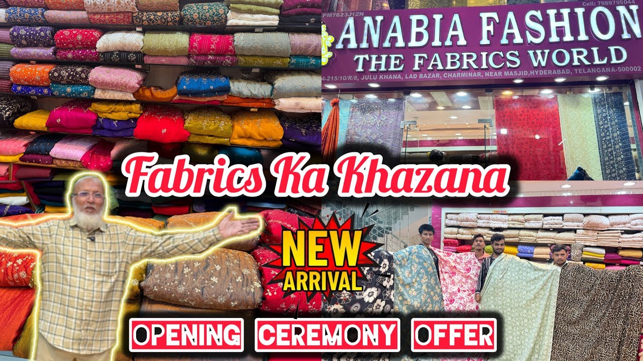 OPENING CERMONY OFFERS|| Fabrics Ka Khazana “Original Ryon ,Georgette Fabrics & Imported Net Fabric 