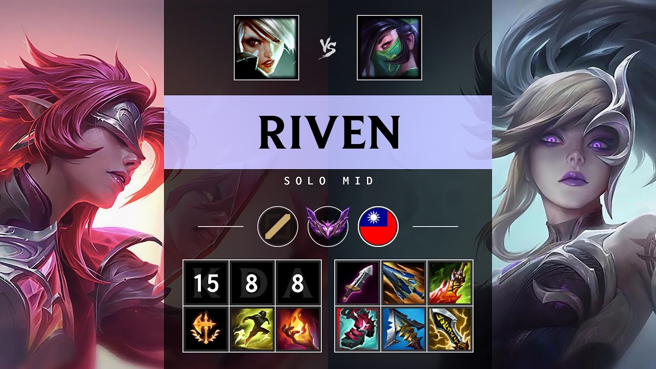 Riven Mid vs Akali - TW Master Patch 25.20
