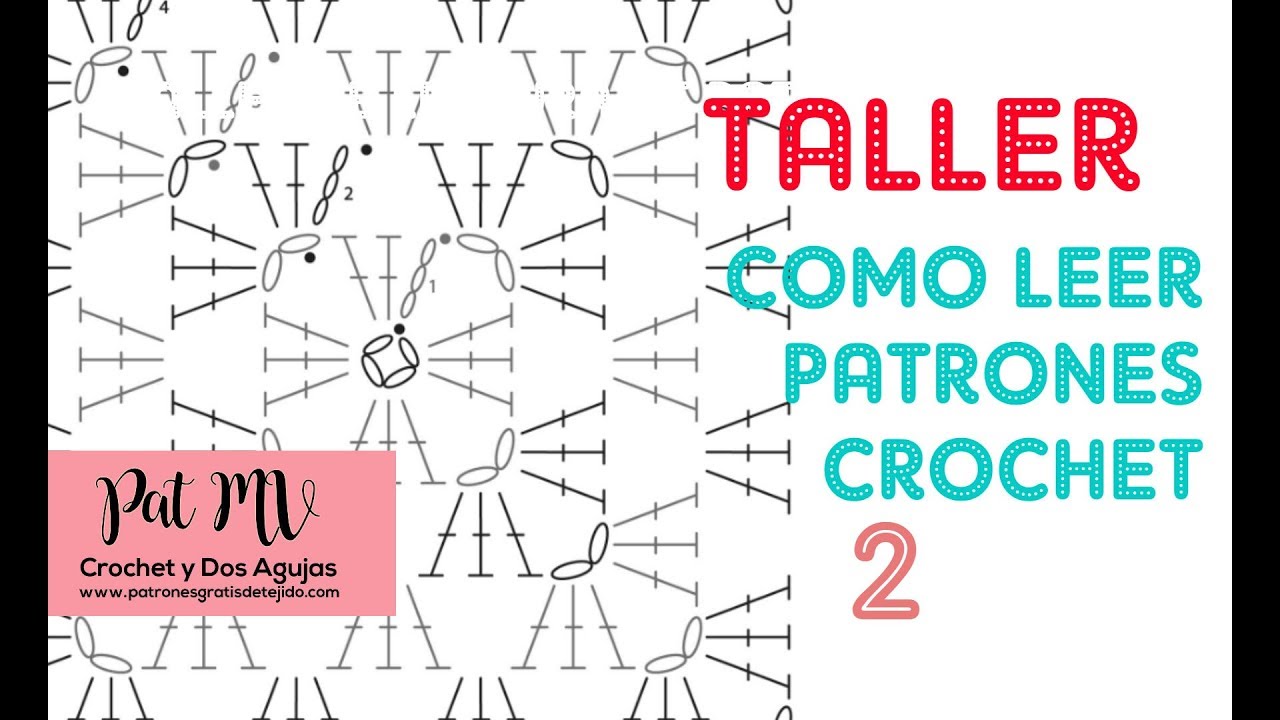 Cómo LEER PATRONES CROCHET ✅ Taller 2
