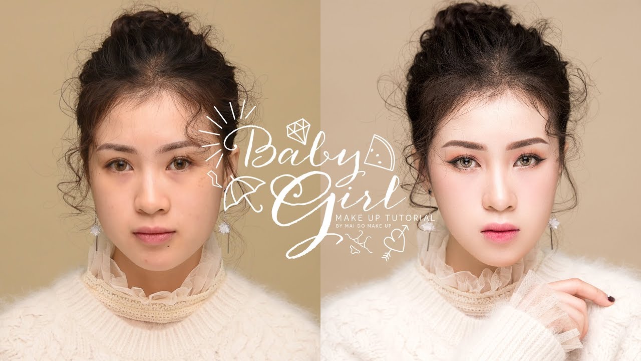 Baby Girl Make Up Tutorial by Mai Đỗ