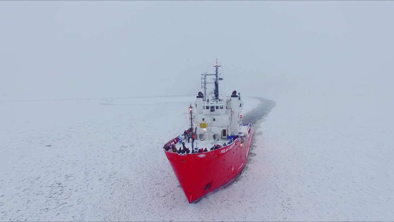 What the View is Like 14 metres Above the Arctic Sea