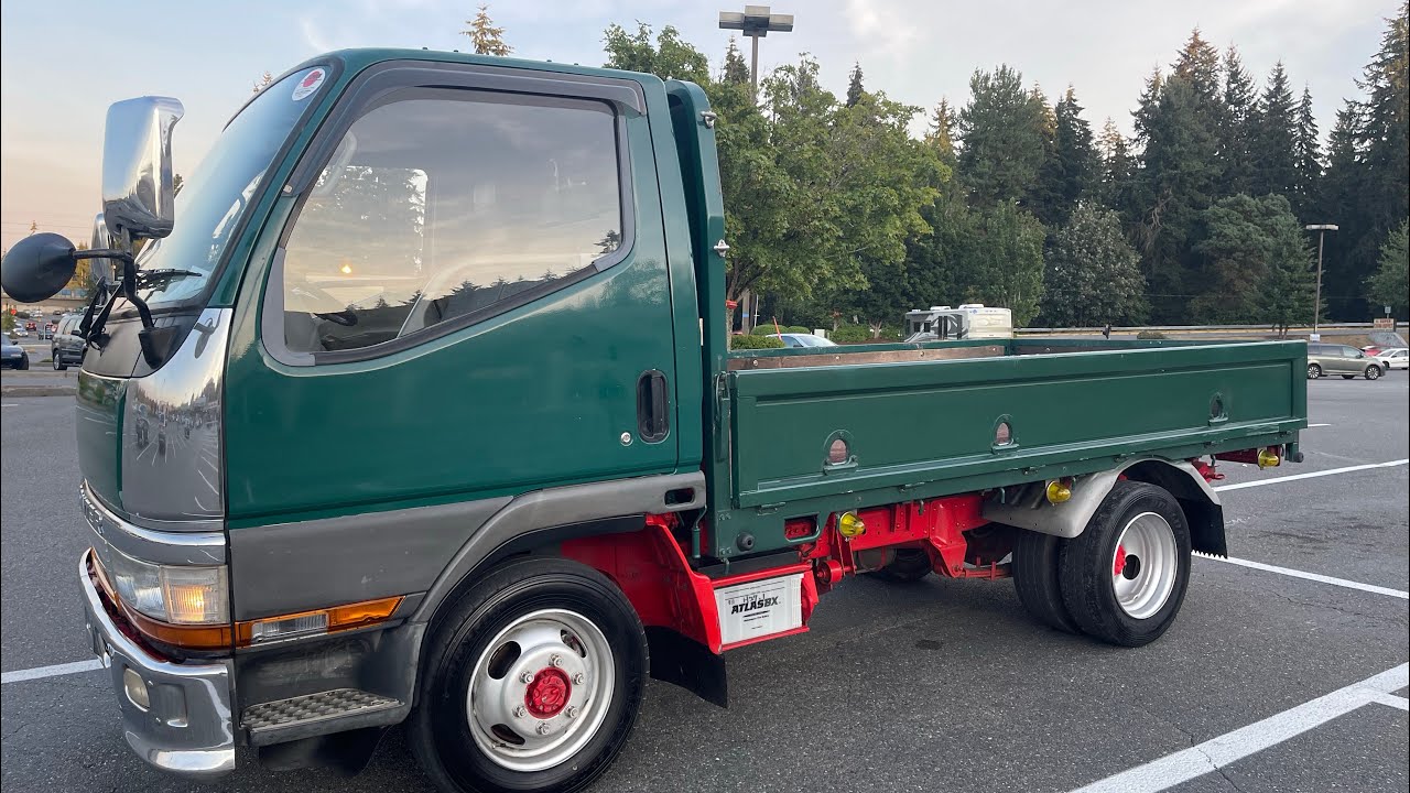 1996 MITSUBISH CANTER FUSO 4WD MT5  AC 2.8L 4M40 DIESEL runs FANTASTIC! RHD JDM IMPORT FROM JAPAN
