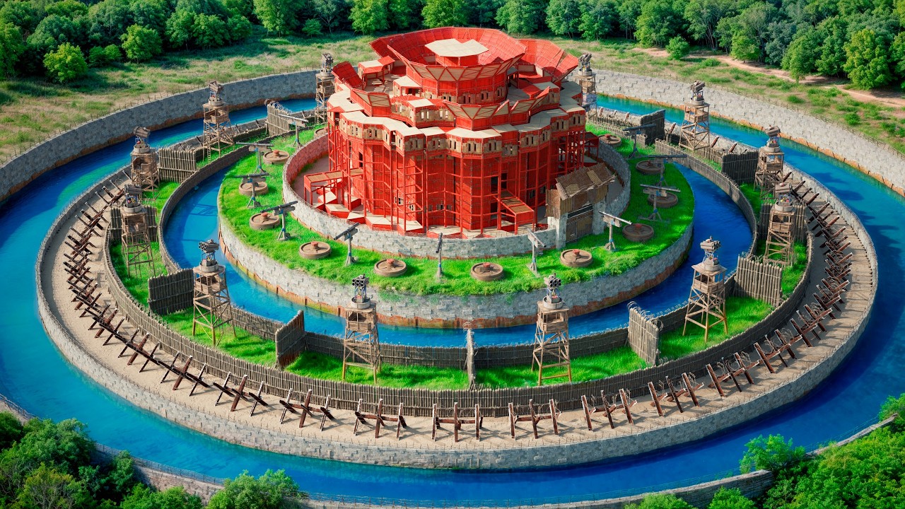 I Spent 100 Days On THe Safest Island Base In Rust...