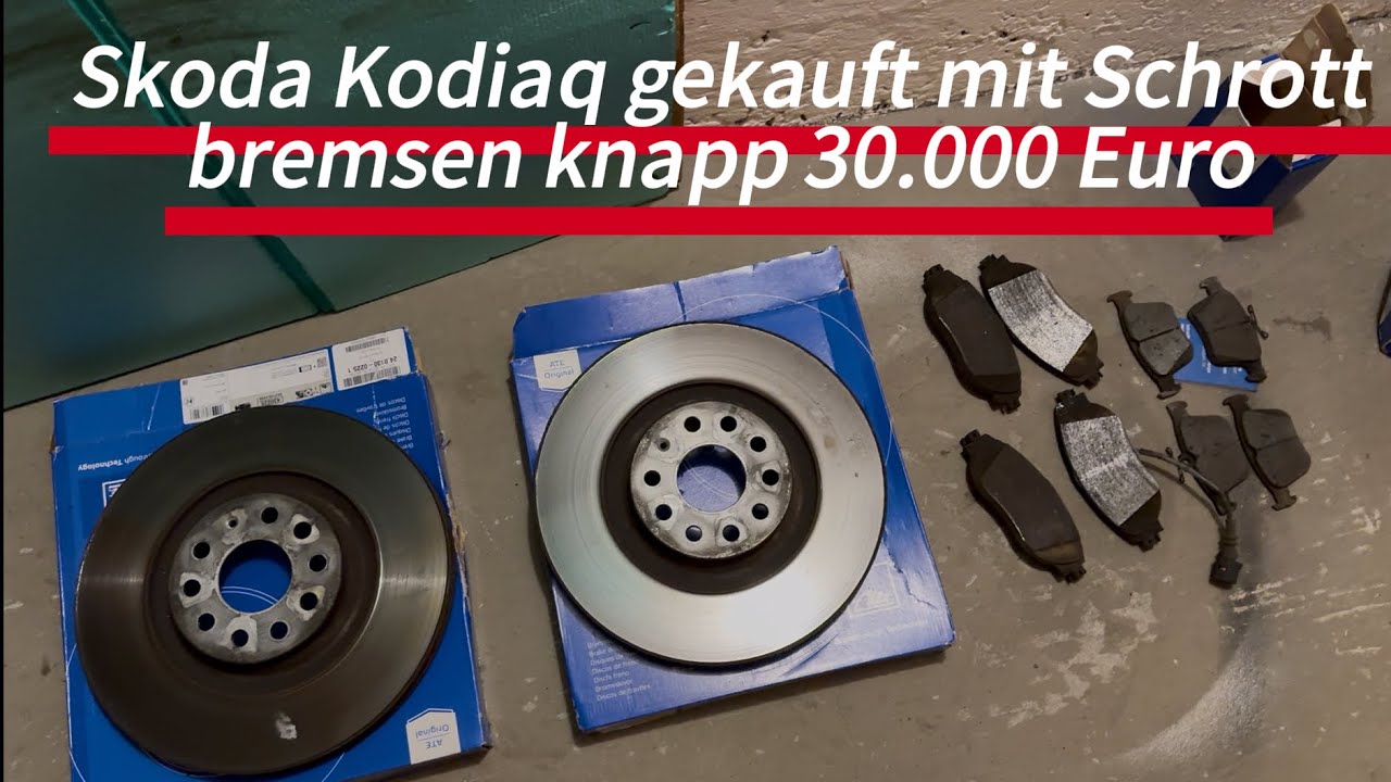Skoda Kodiaq mit Schrott bremsen!! ( Wert 30.000) 