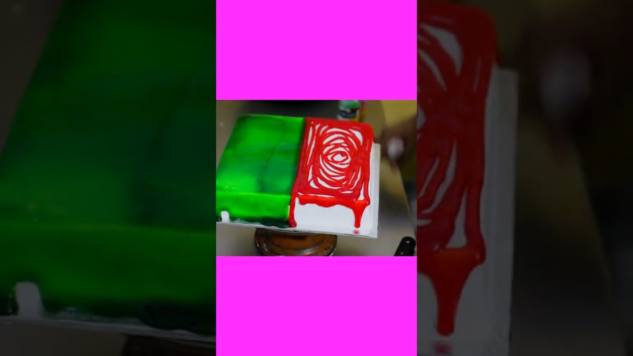 Pti Flag Cake #shorts #pti