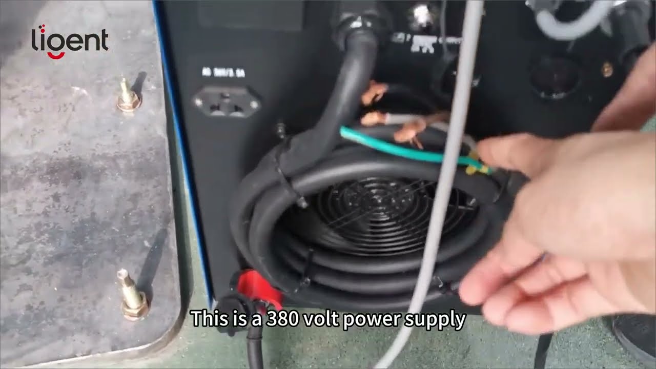 Wiring connection between robot arm and welding power source SK series