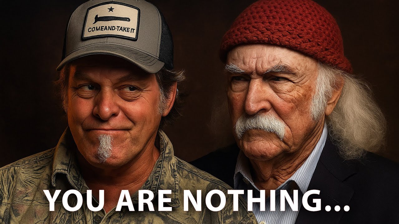 When David Crosby Called Out Ted Nugent In The Most Brutal Way