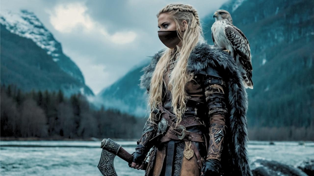 A battle-hardened Viking rescues a woman and challenges warring clans / Action Movie in English