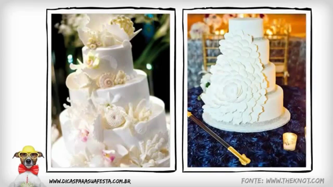 100 Ideias de Bolos de Casamento