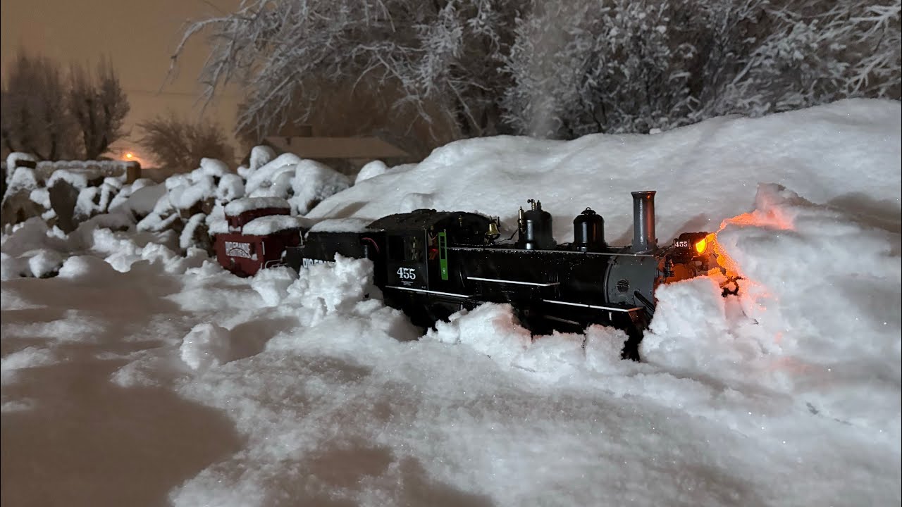 Snow Fighting with Live Steam K-27 #455