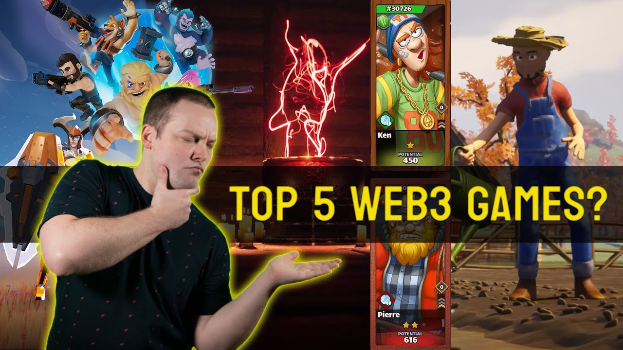 TOP 5 BEST PLAY-TO-EARN NFT GAMES - From a Web3 Games Guild Perspective!