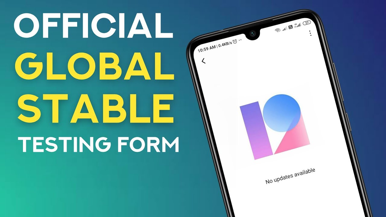 MIUI 12 Global Stable Update Testing form released for India