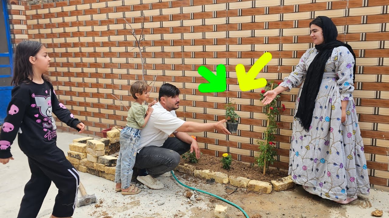 Maryam Malik is planting flowers and trees to enjoy life.