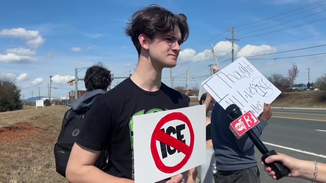Jefferson Forest ICE protest confrontation