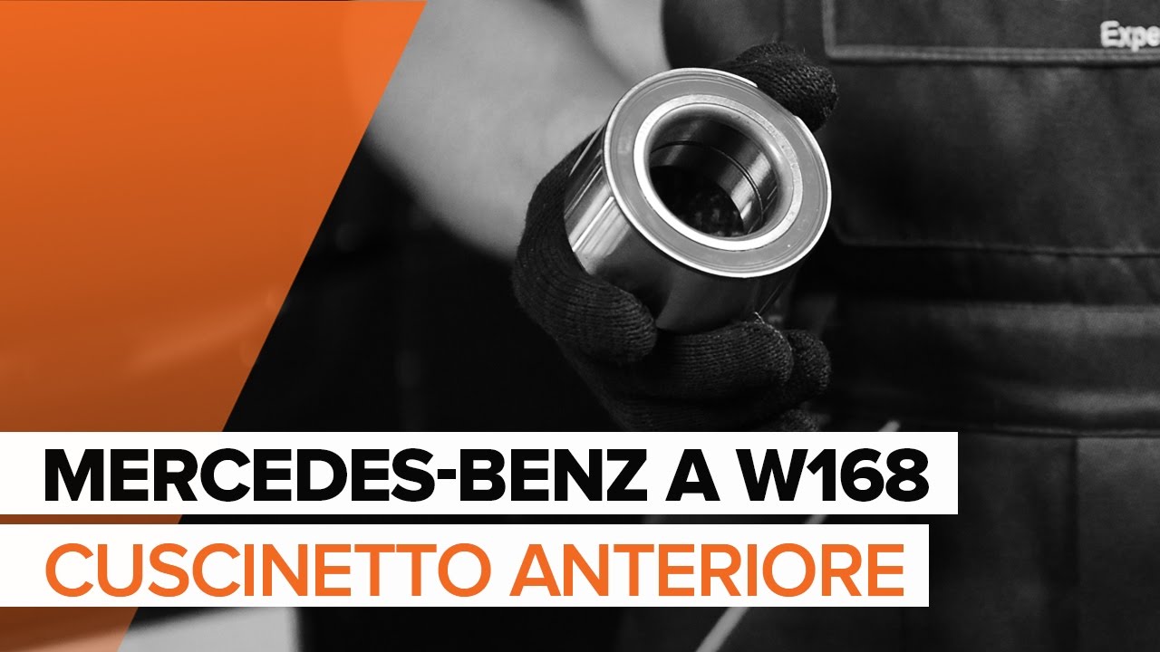Come sostituire il cuscinetto anteriore su MERCEDES-BENZ A W168 [TUTORIAL]